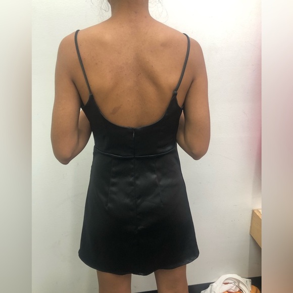 ZARA Satin Effect Mini Dress - Picture 5 of 13